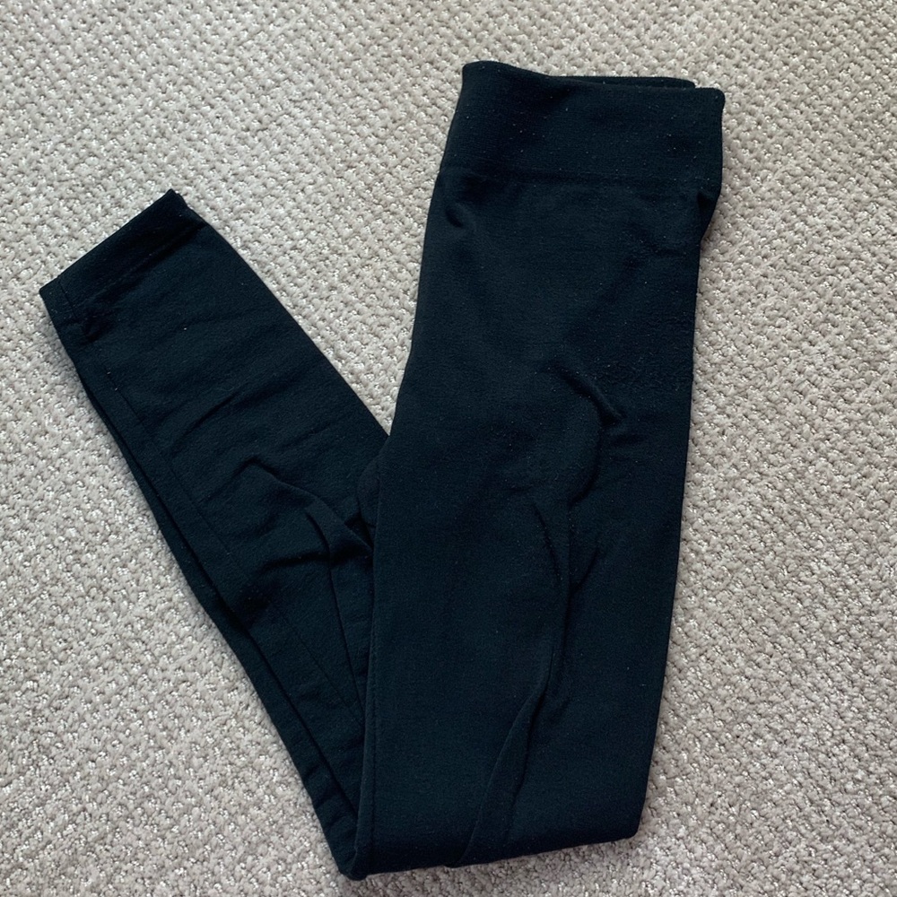 Seamless fleece lined leggings